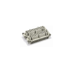 Insert HVE, Raccordement à vis, femelle, 12 pin, 16A, Polycarbonate, 24B|48B 